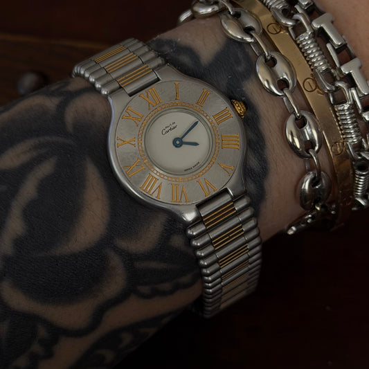 Cartier Must De 21mm Two-Tone Watch