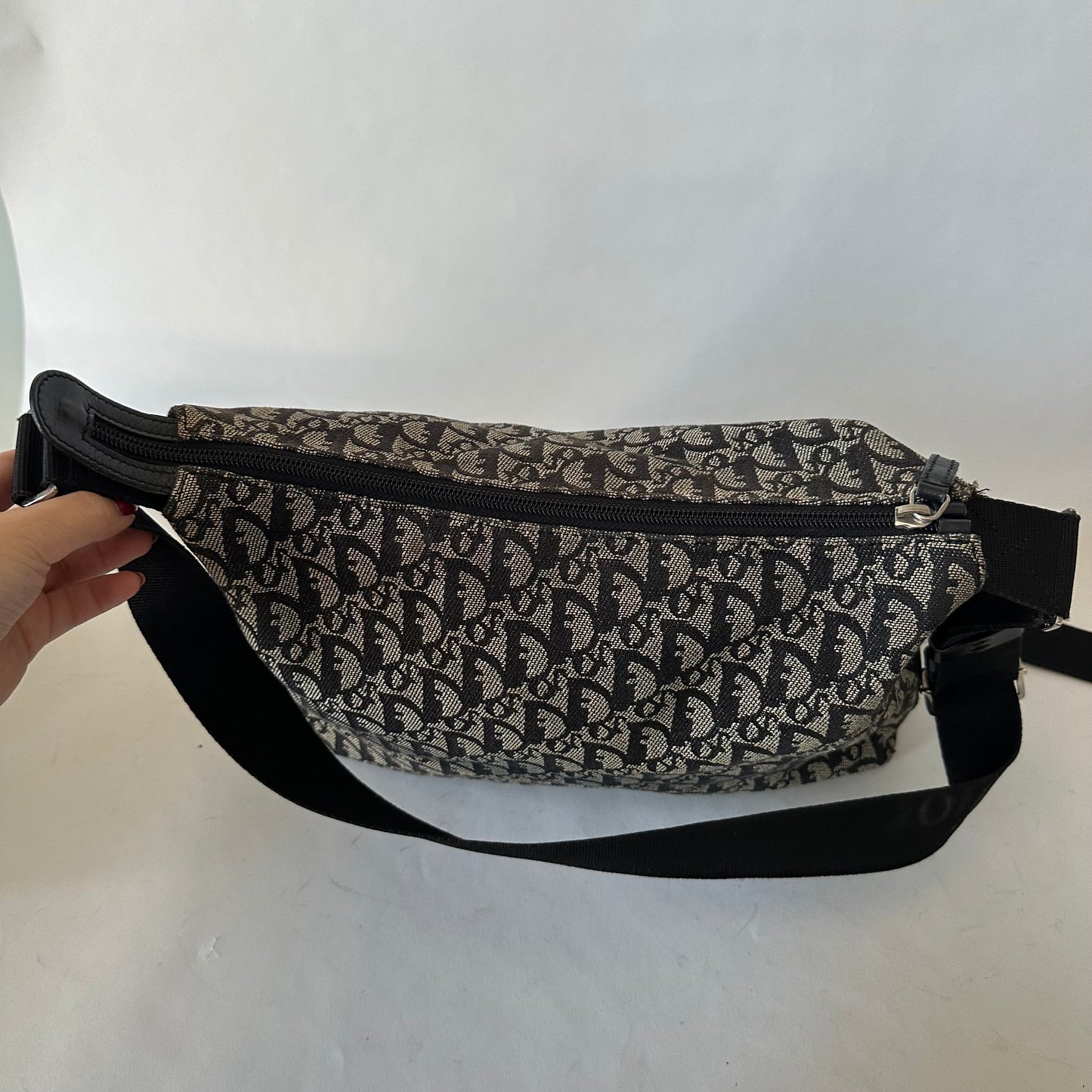 Christian Dior Black Trotter Crossbody Bag