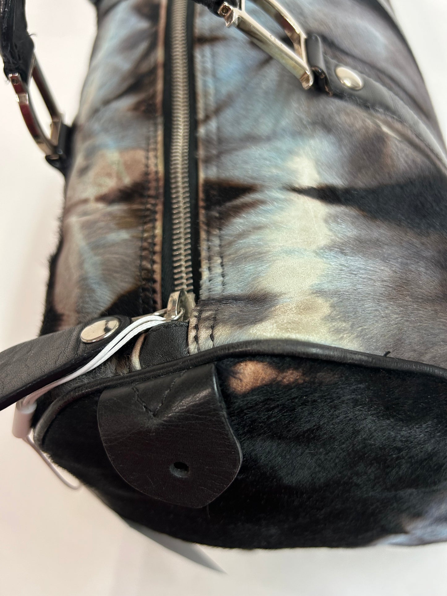 Christian Dior Ponyhair Tie-Dye Boston Bag