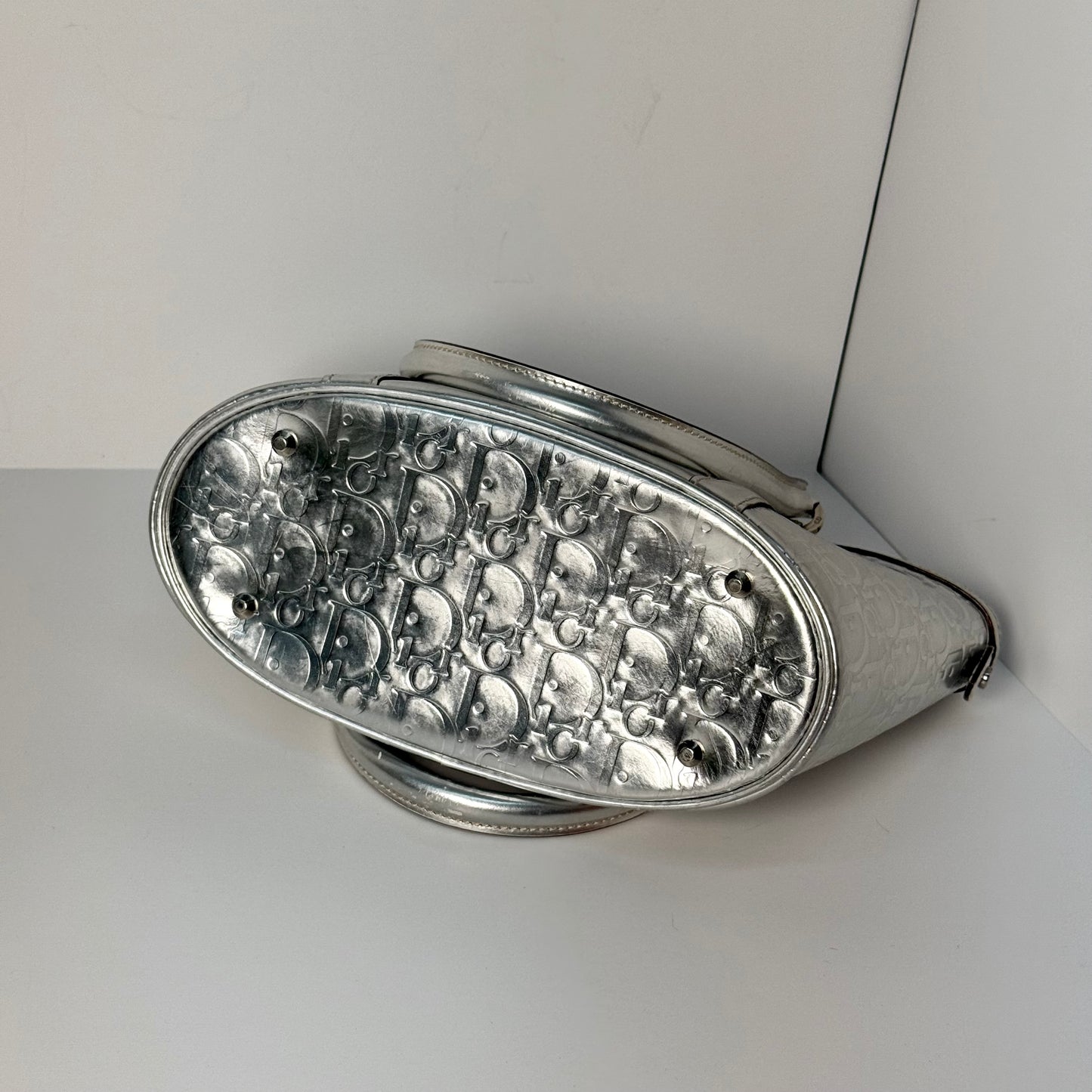 Christian Dior Metallic Oblique Tote Bag