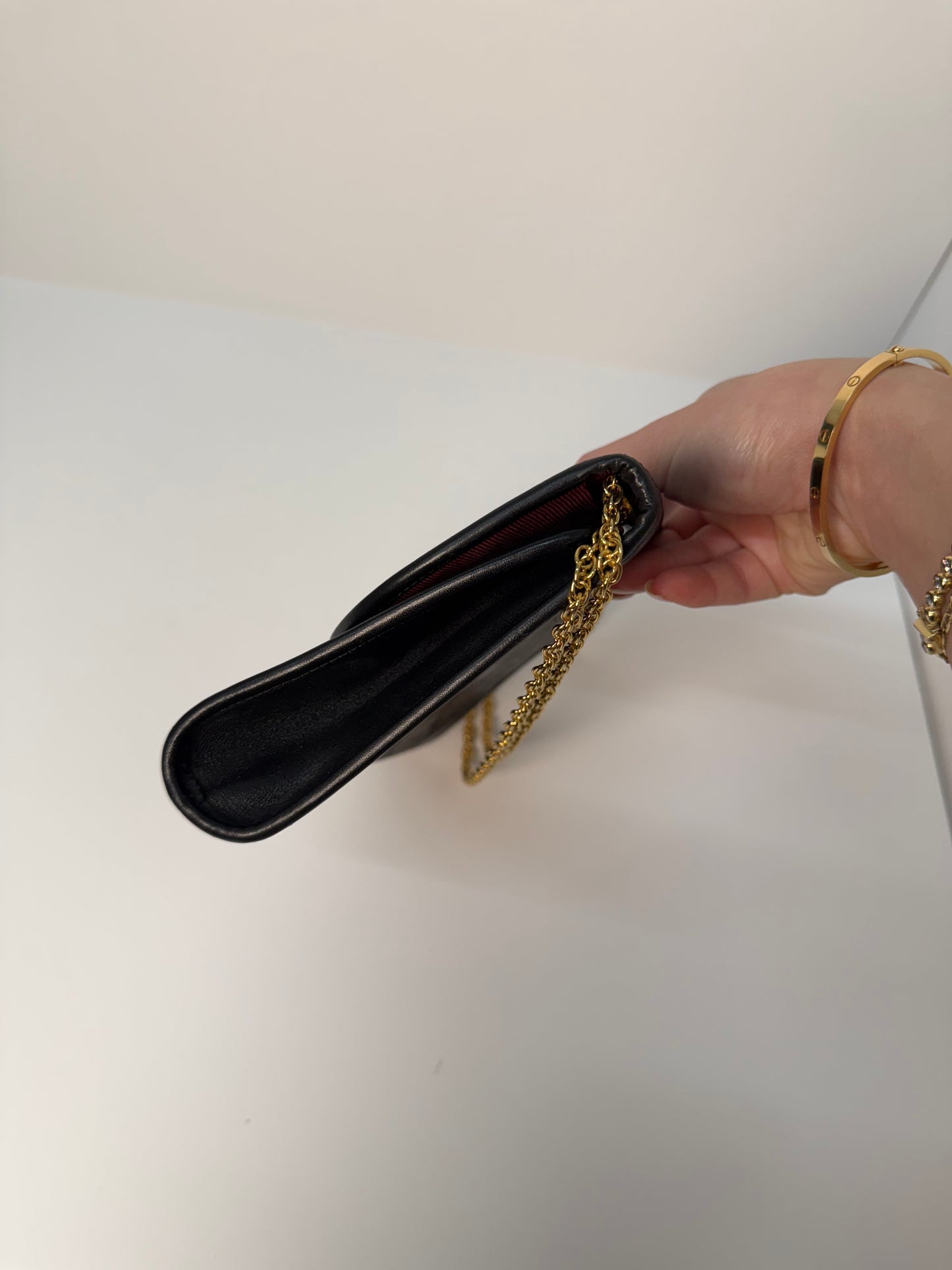 Chanel Black Lambskin Gabrielle Convertible Crossbody Bag 24K GPHW