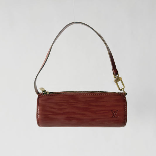 Louis Vuitton Brown Epi Leather Suffolt Mini Pochette