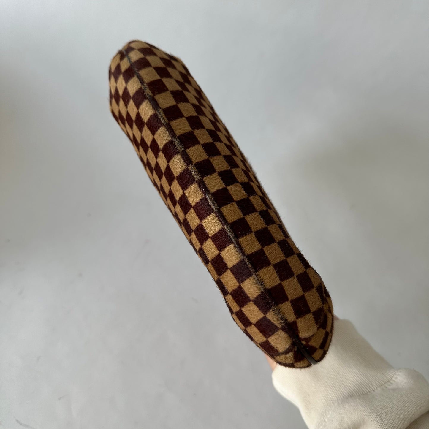 Louis Vuitton 2000 Brown Damier Pony Hair Sauvage Tigre