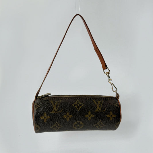 Louis Vuitton Brown Classic Monogram Mini Papillon Pochette