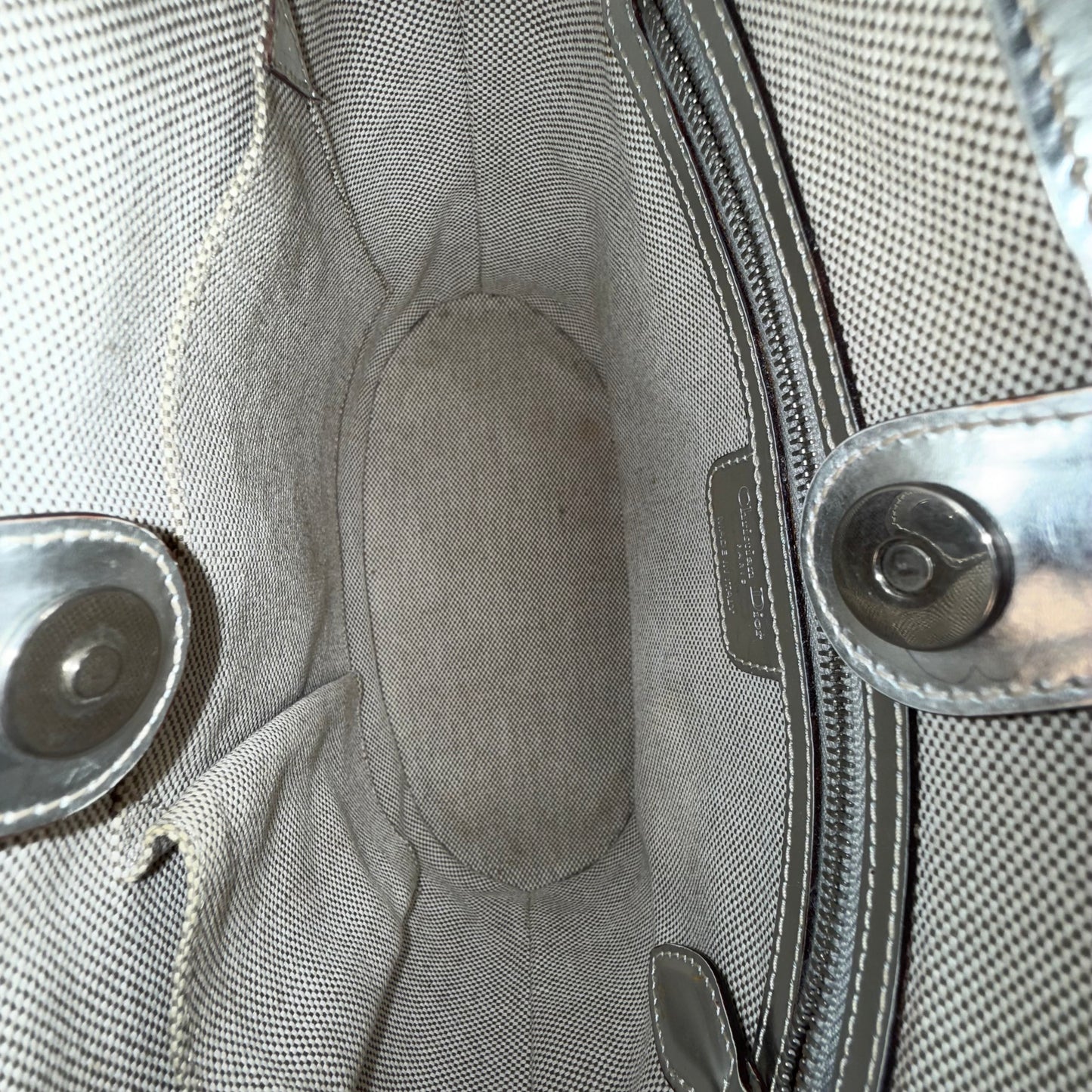 Christian Dior Metallic Oblique Tote Bag