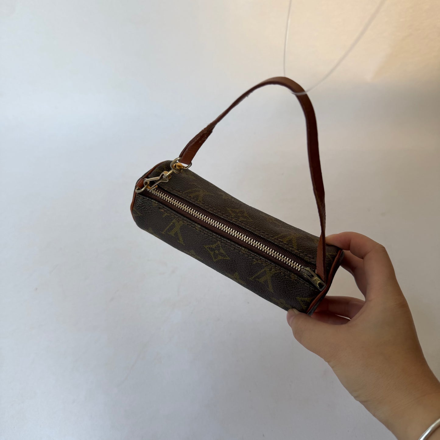 Louis Vuitton Brown Monogram Mini Papillon Pochette