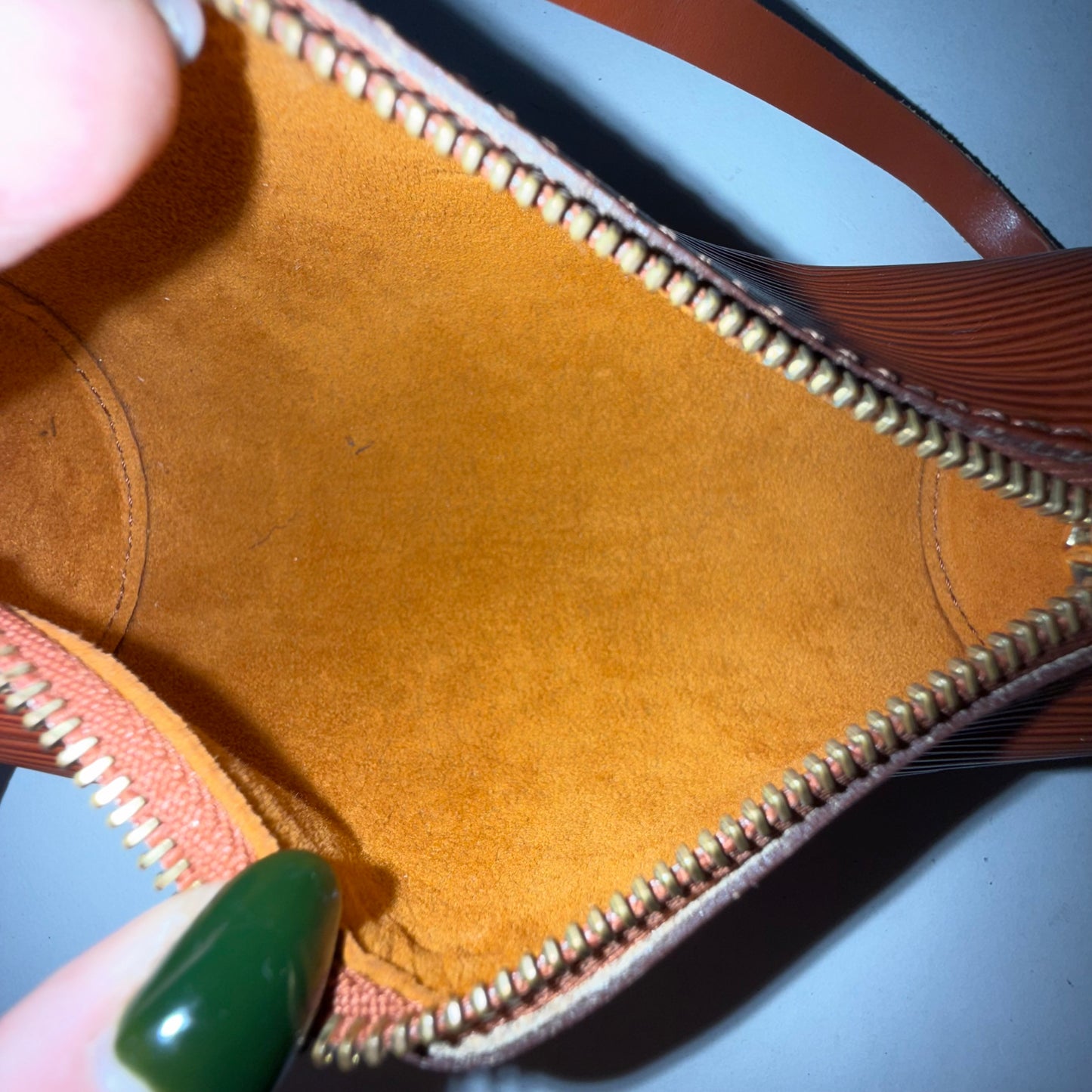Louis Vuitton Brown Epi Leather Suffolt Mini Pochette