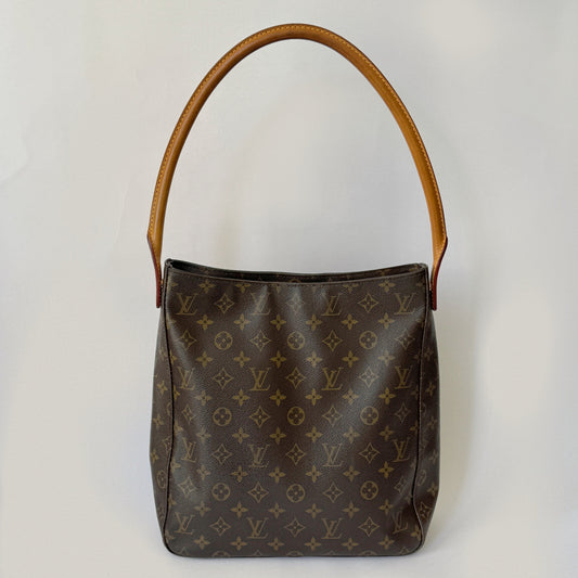 Louis Vuitton Brown Monogram Looping GM Shoulder Bag