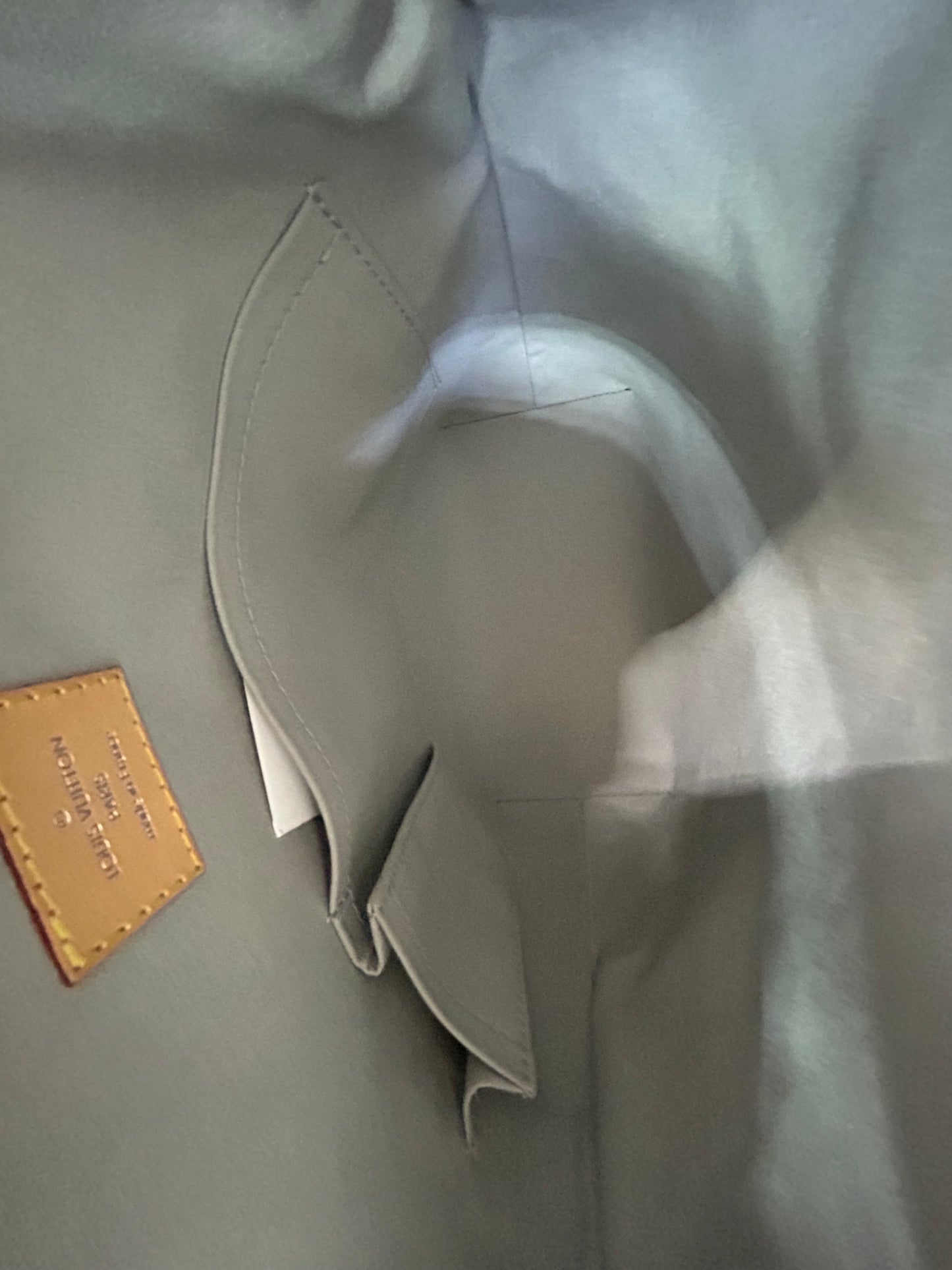 Louis Vuitton Silver Metallic Monogram Miroir Lockit Bag