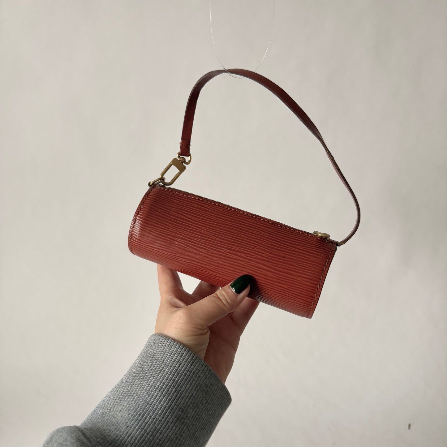 Louis Vuitton Brown Epi Leather Suffolt Mini Pochette