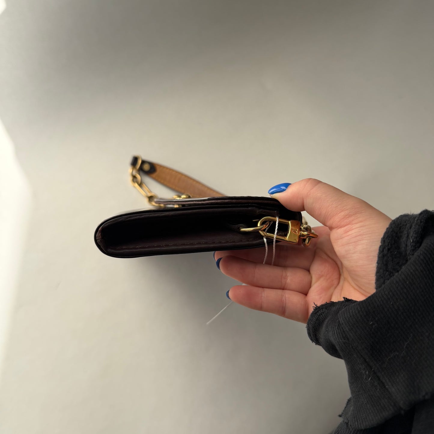 Louis Vuitton Amarante Vernis Monogram Sunset Boulevard Pochette