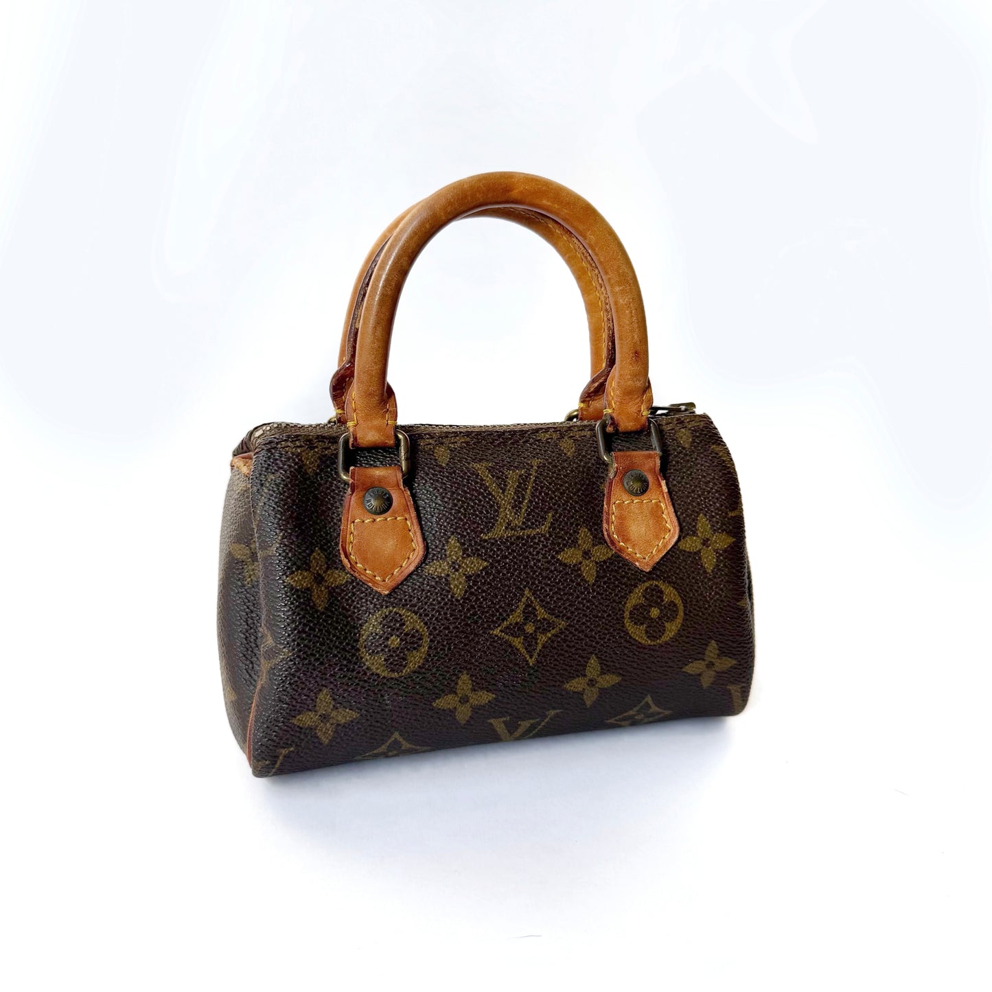Louis Vuitton Classic Brown Monogram Nano Mini Speedy