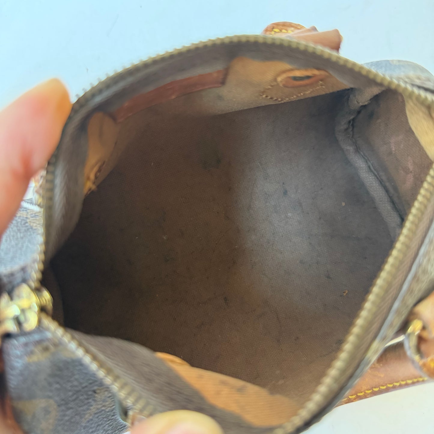 Louis Vuitton Classic Brown Monogram Nano Mini Speedy