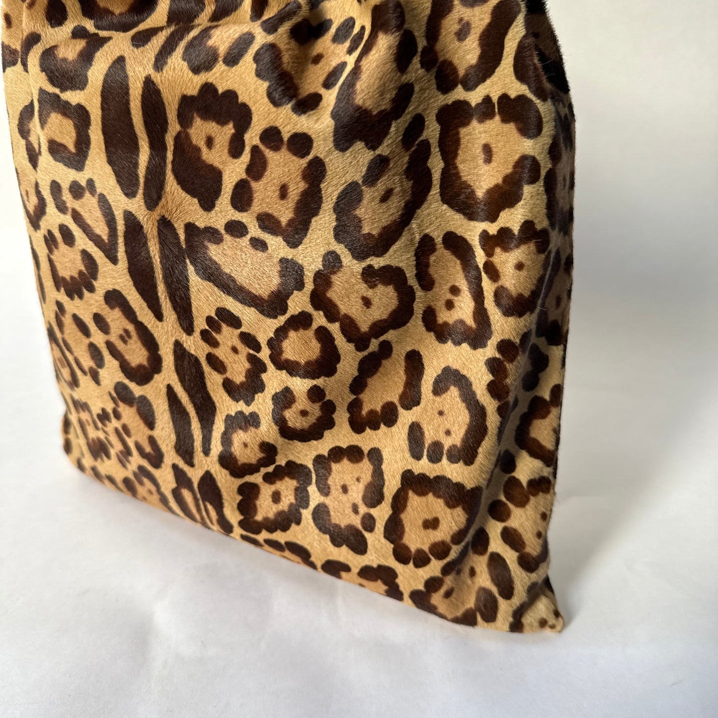 Fendi Brown Multicolored Ponyhair Tote Bag