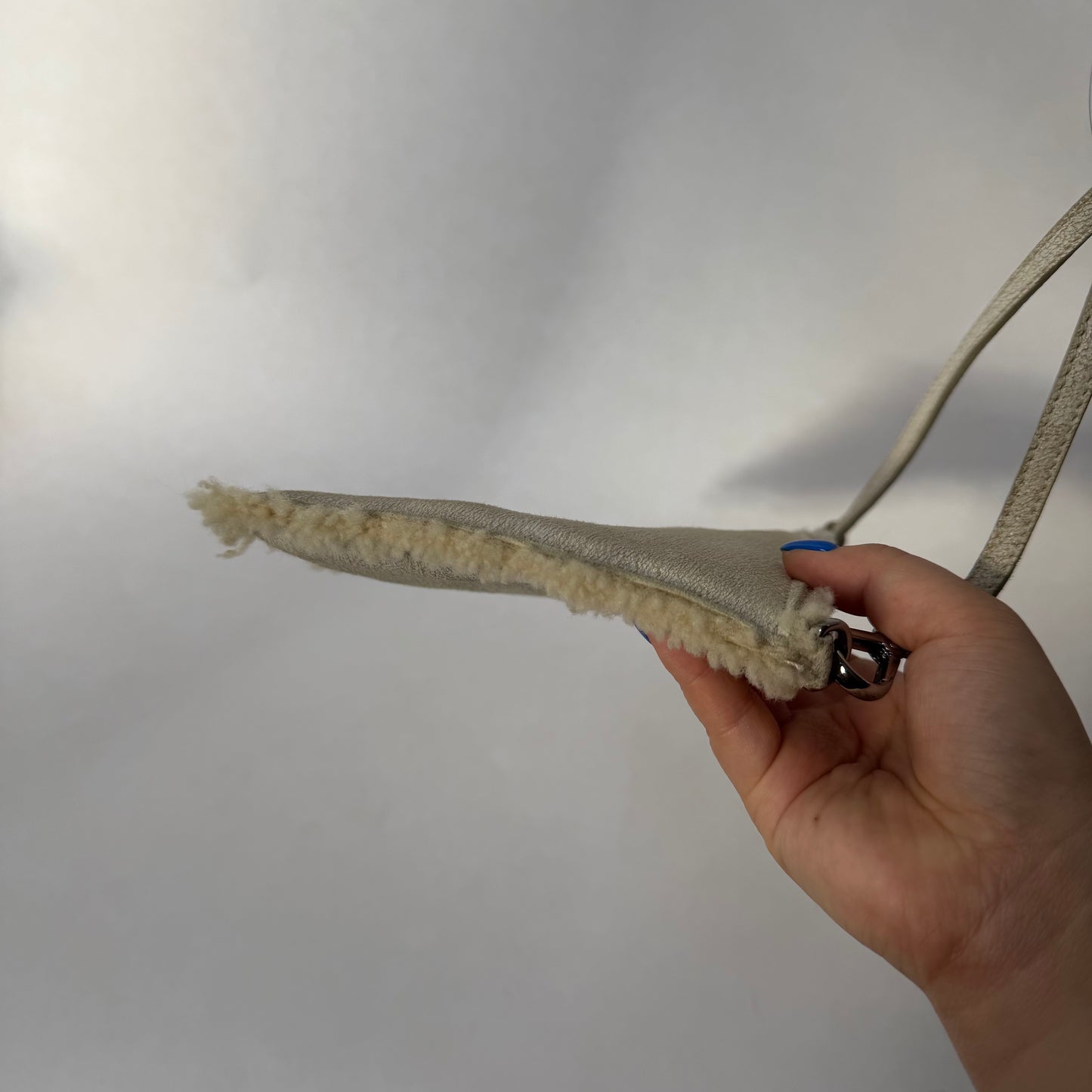 Prada Shearling Mini Pochette