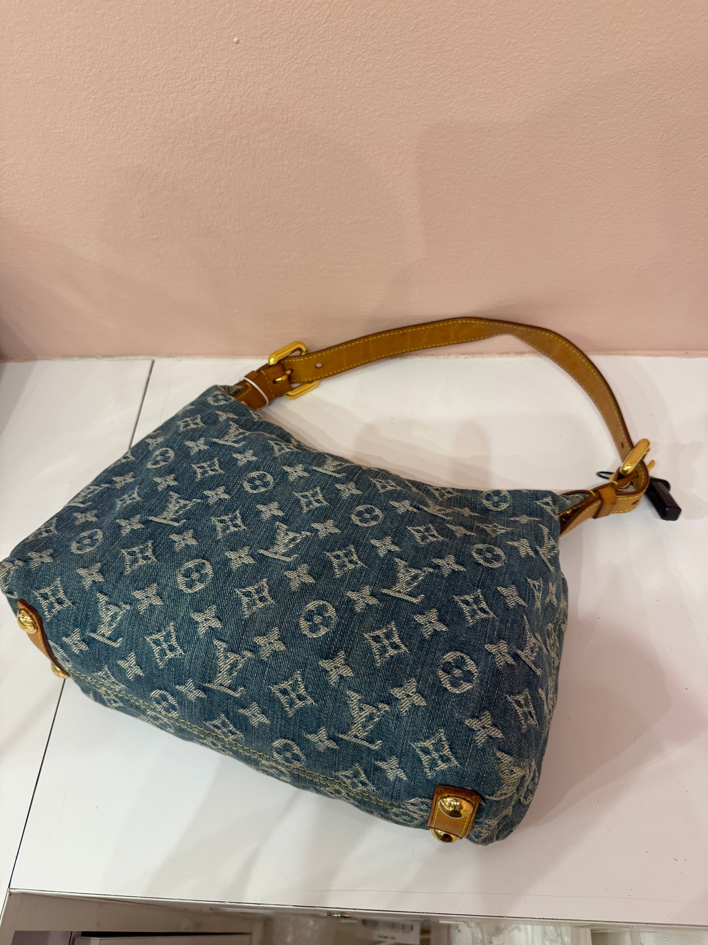 Louis Vuitton Denim Monogram Baggy PM