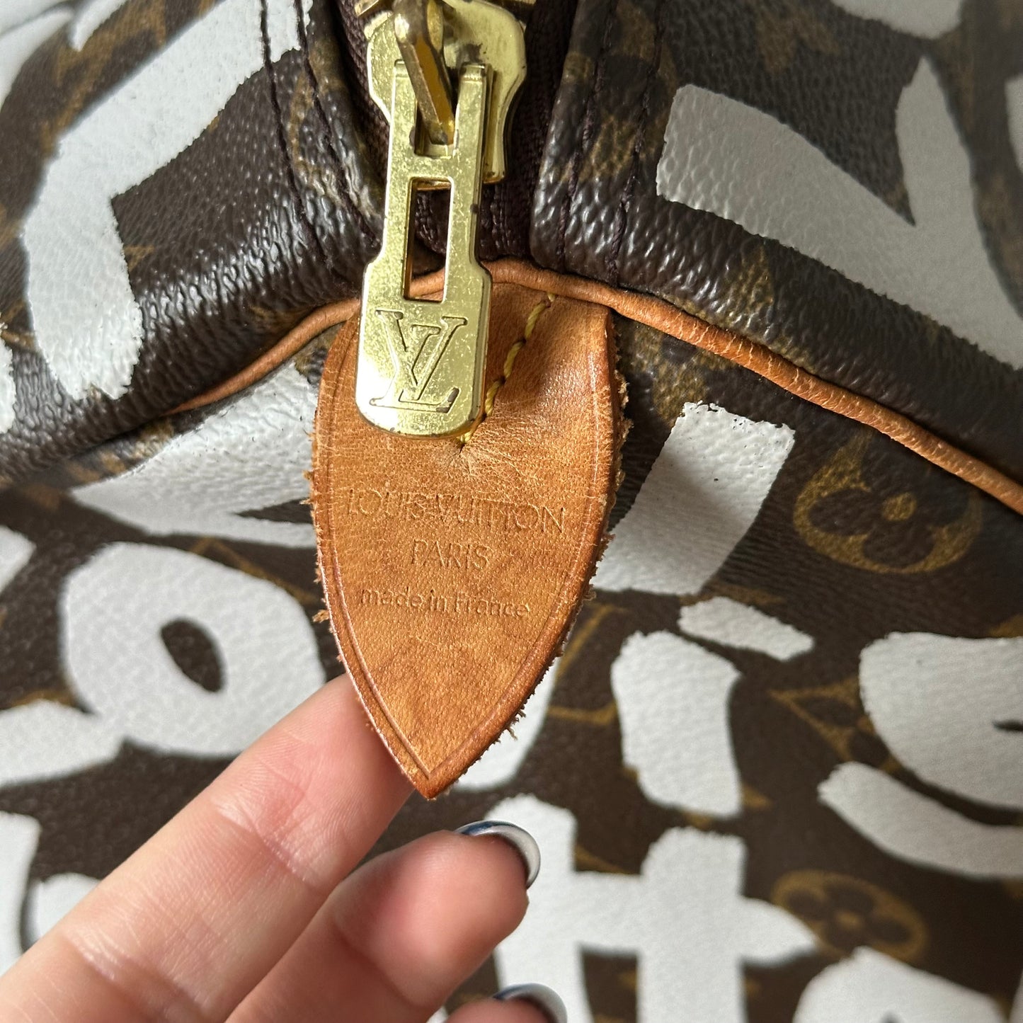 Louis Vuitton x Stephen Sprouse White Graffiti Collection Keepall 50