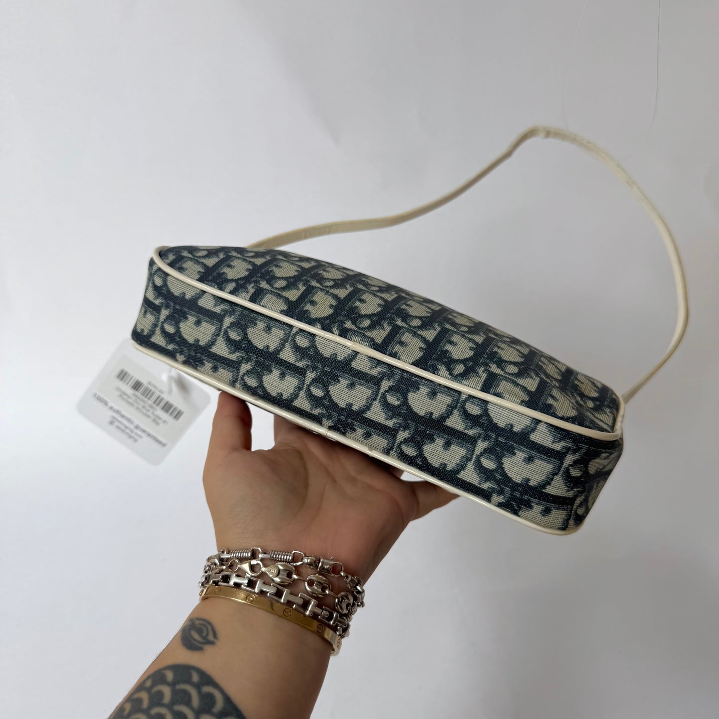 Christian Dior Blue Trotter #1 Pochette Shoulder Bag