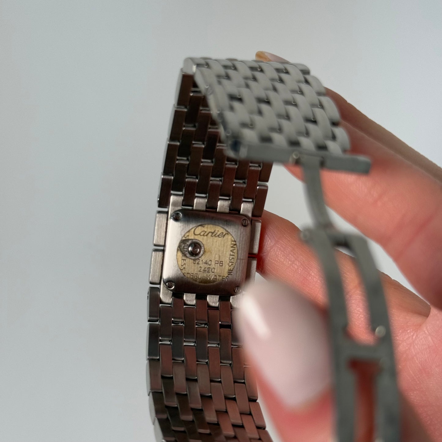 Cartier Panthere Ruban Pink Mother of Pearl Watch