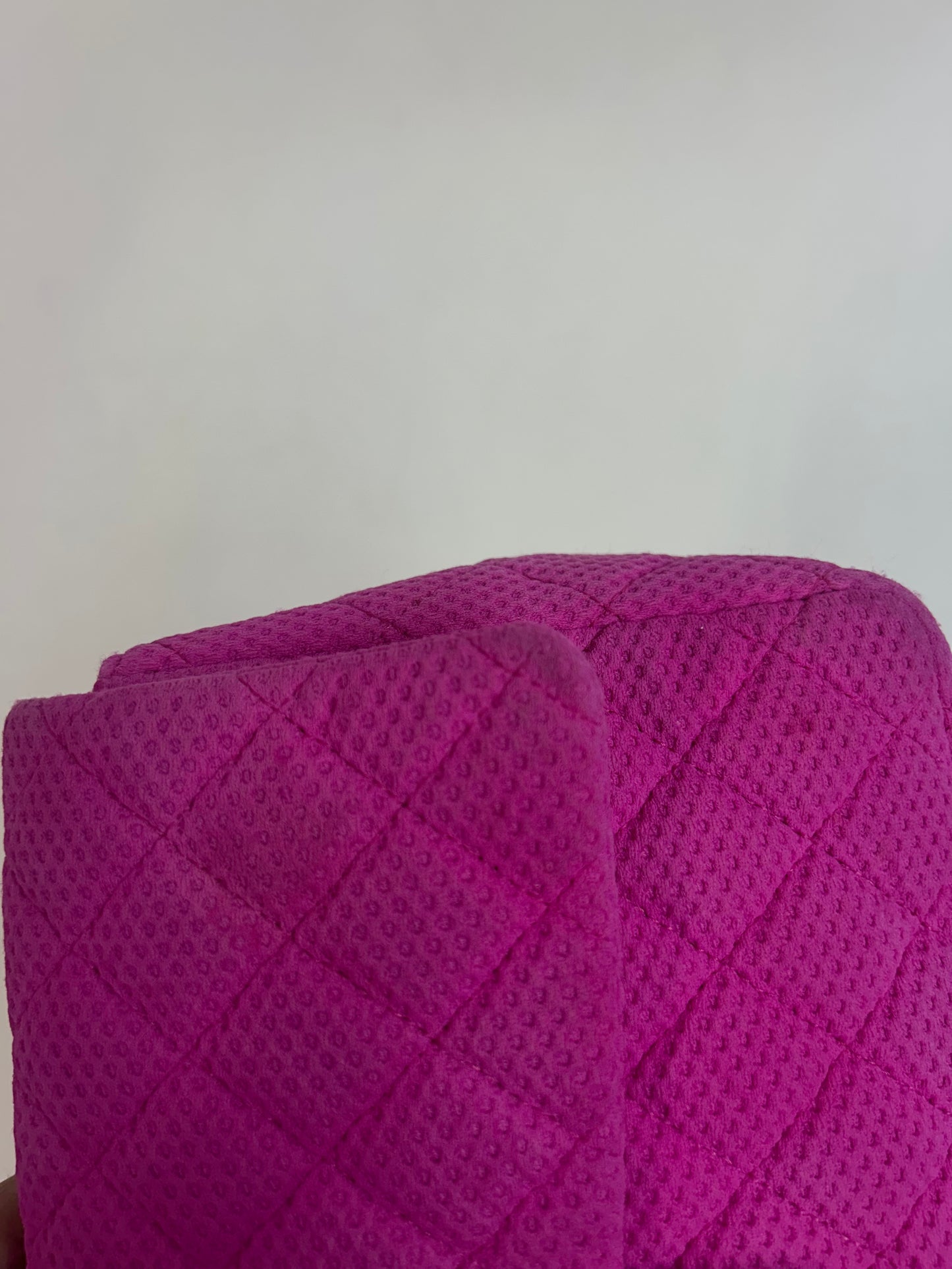 Chanel Pink & Yellow Coco Beach Mesh Leather Chain Jumbo Flap