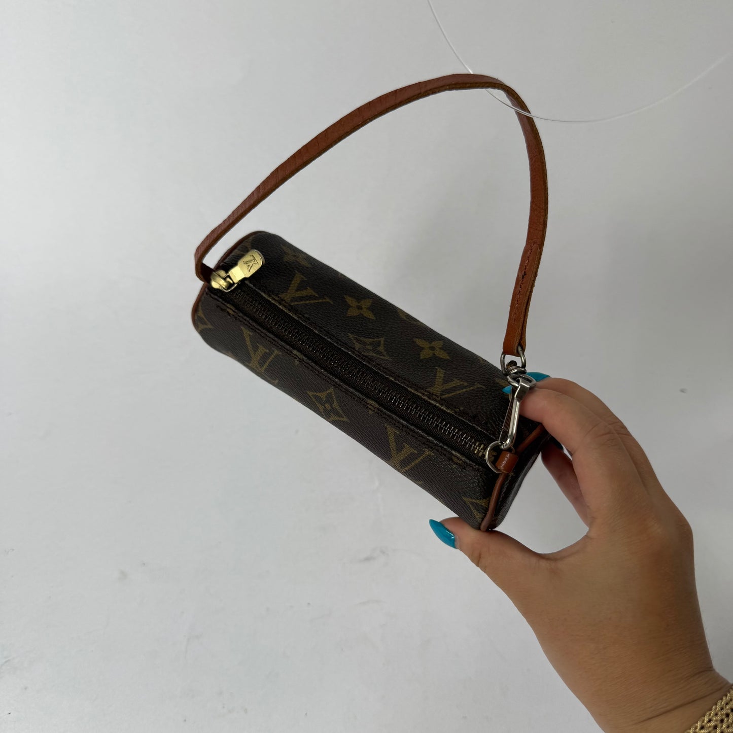 Louis Vuitton Brown Classic Monogram Mini Papillon Pochette