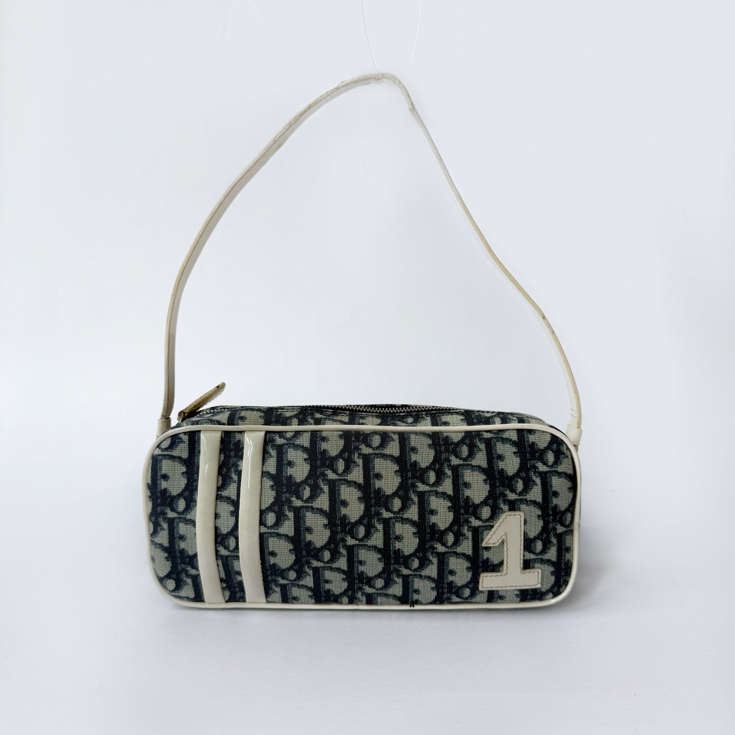 Christian Dior Blue Trotter #1 Pochette Shoulder Bag