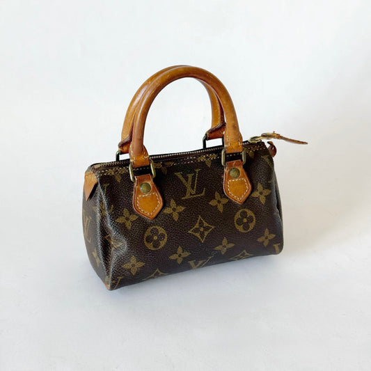 Louis Vuitton Mini Nano Speedy Boston Bag