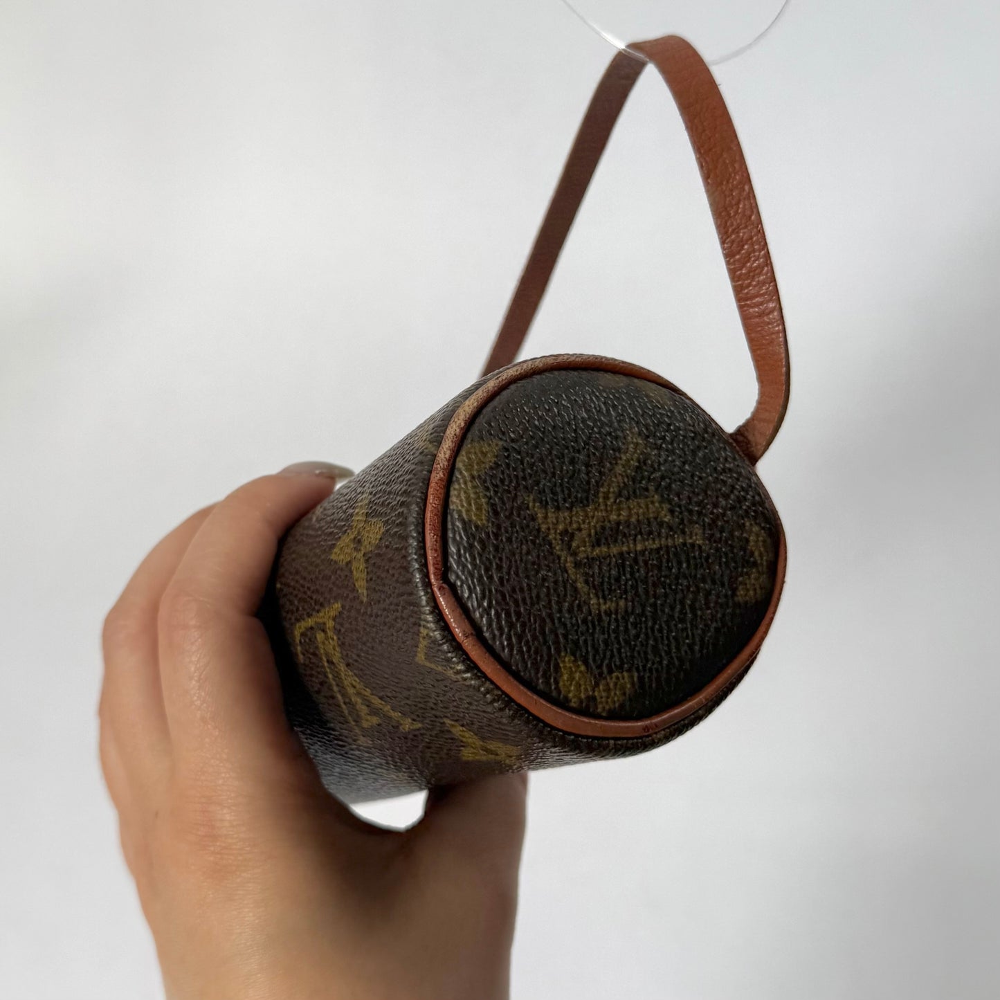 Louis Vuitton Brown Classic Monogram Mini Papillon Pochette