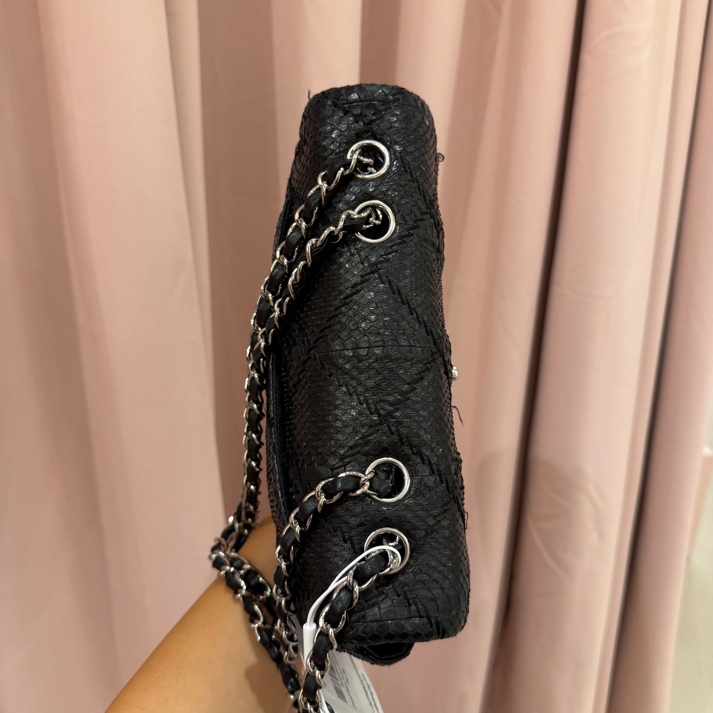 Chanel Black Python Ultimate Stitch Flap Bag