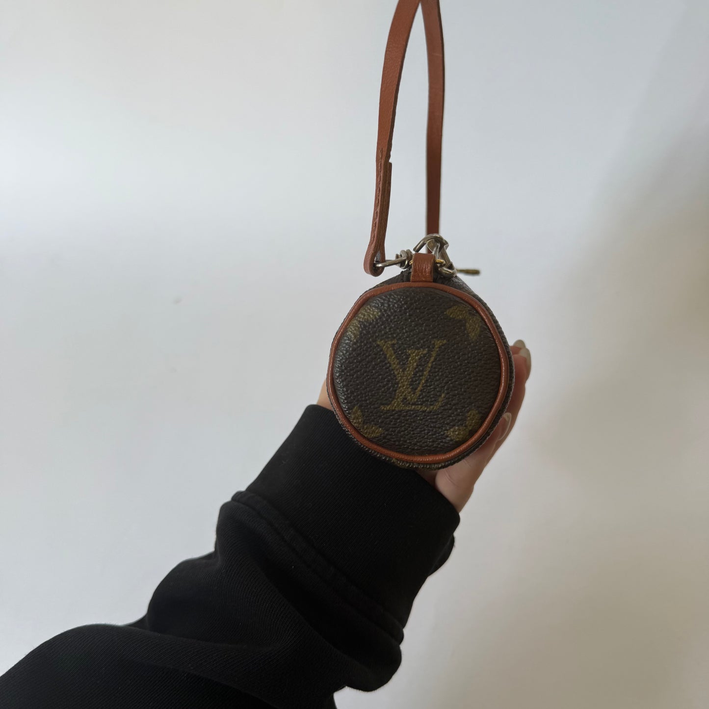 Louis Vuitton Brown Classic Monogram Mini Papillon Pochette
