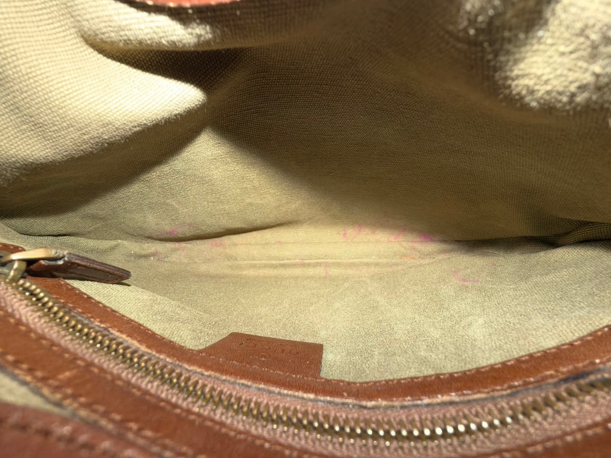 Gucci Bamboo Handle Khaki Mini Tote
