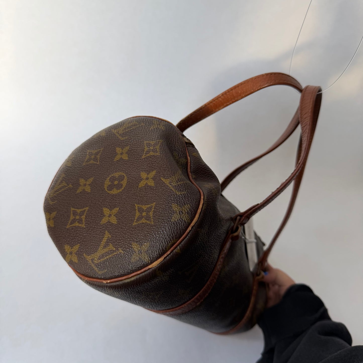 Louis Vuitton Brown Monogram Papillon 30 Barrel Bag