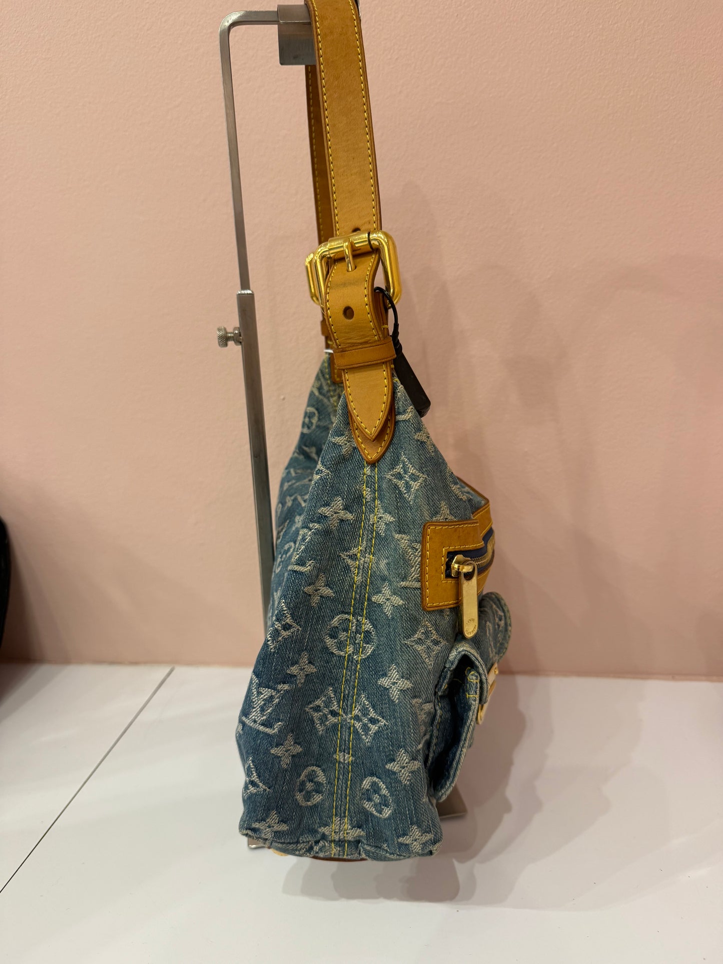 Louis Vuitton Denim Monogram Baggy PM