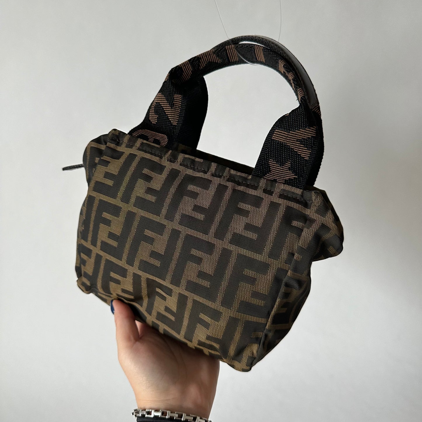 Fendi Brown Zucca Mini Bag