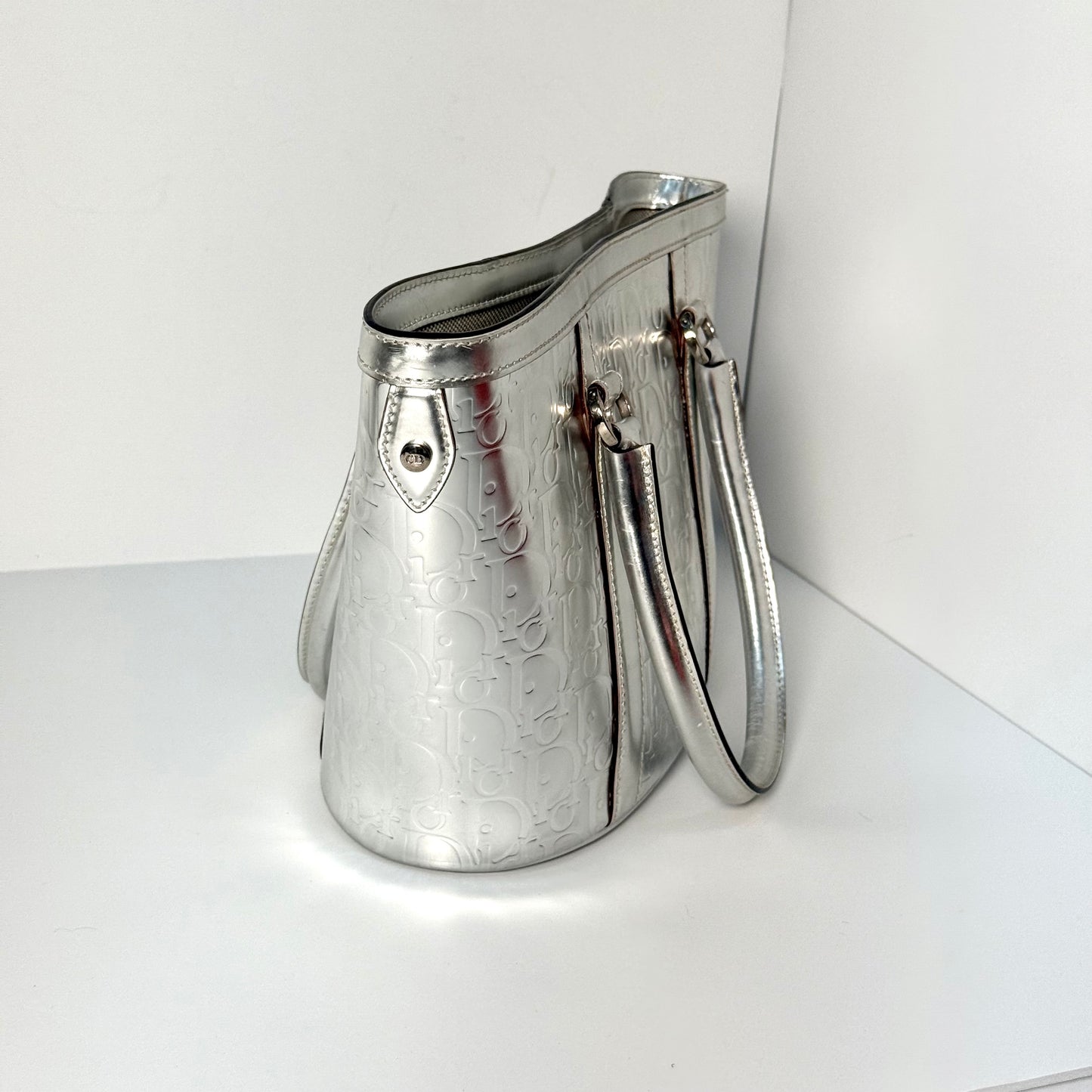 Christian Dior Metallic Oblique Tote Bag