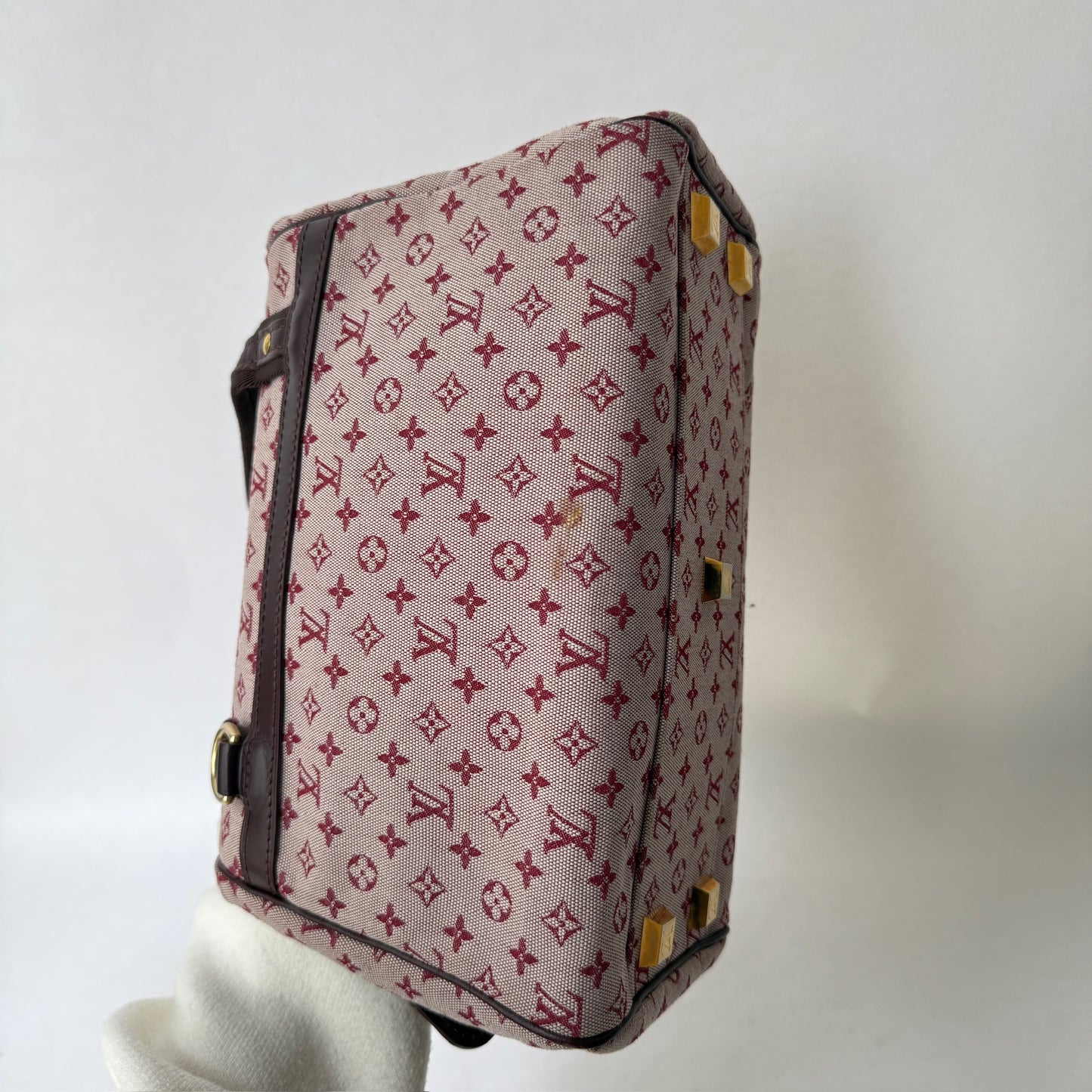 Louis Vuitton Red Monogram Minilin Josephine Bag