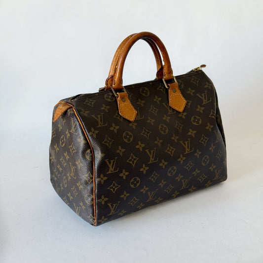 Louis Vuitton Monogram Speedy 30 Boston Bag