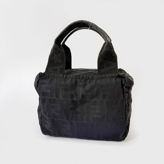 Fendi Zucca Monogram Mini Top Handle Tote