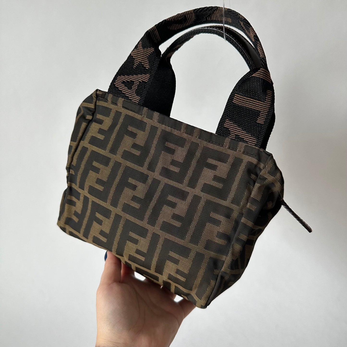 Fendi Brown Zucca Mini Bag