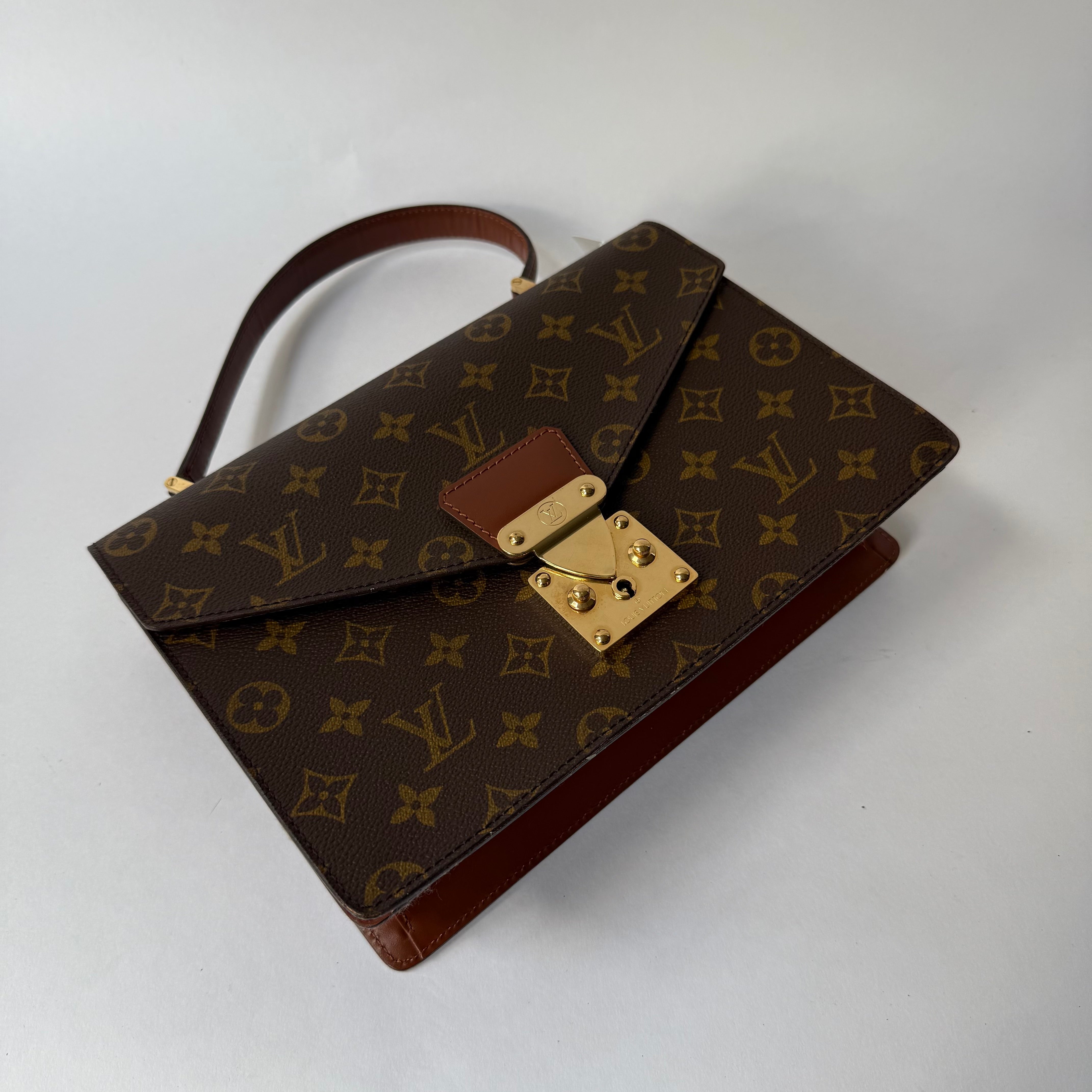 Louis Vuitton Vintage Concorde Briefcase Style Top Handle Bag
