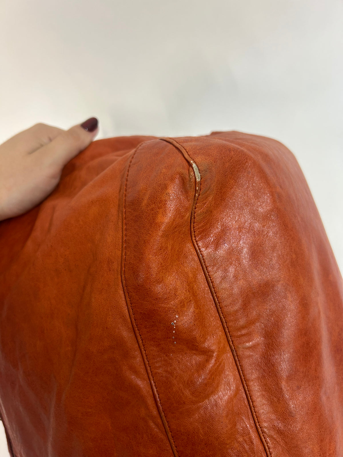 Balenciaga Orange Leather "Day" City Bag