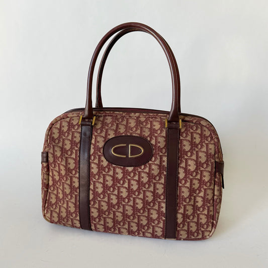 Christian Dior Maroon Red Trotter Shoulder Bag