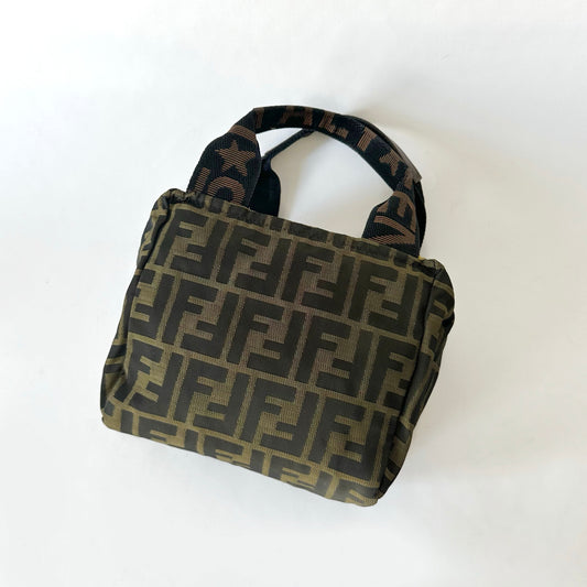 Fendi Brown Zucca Mini Tote Bag