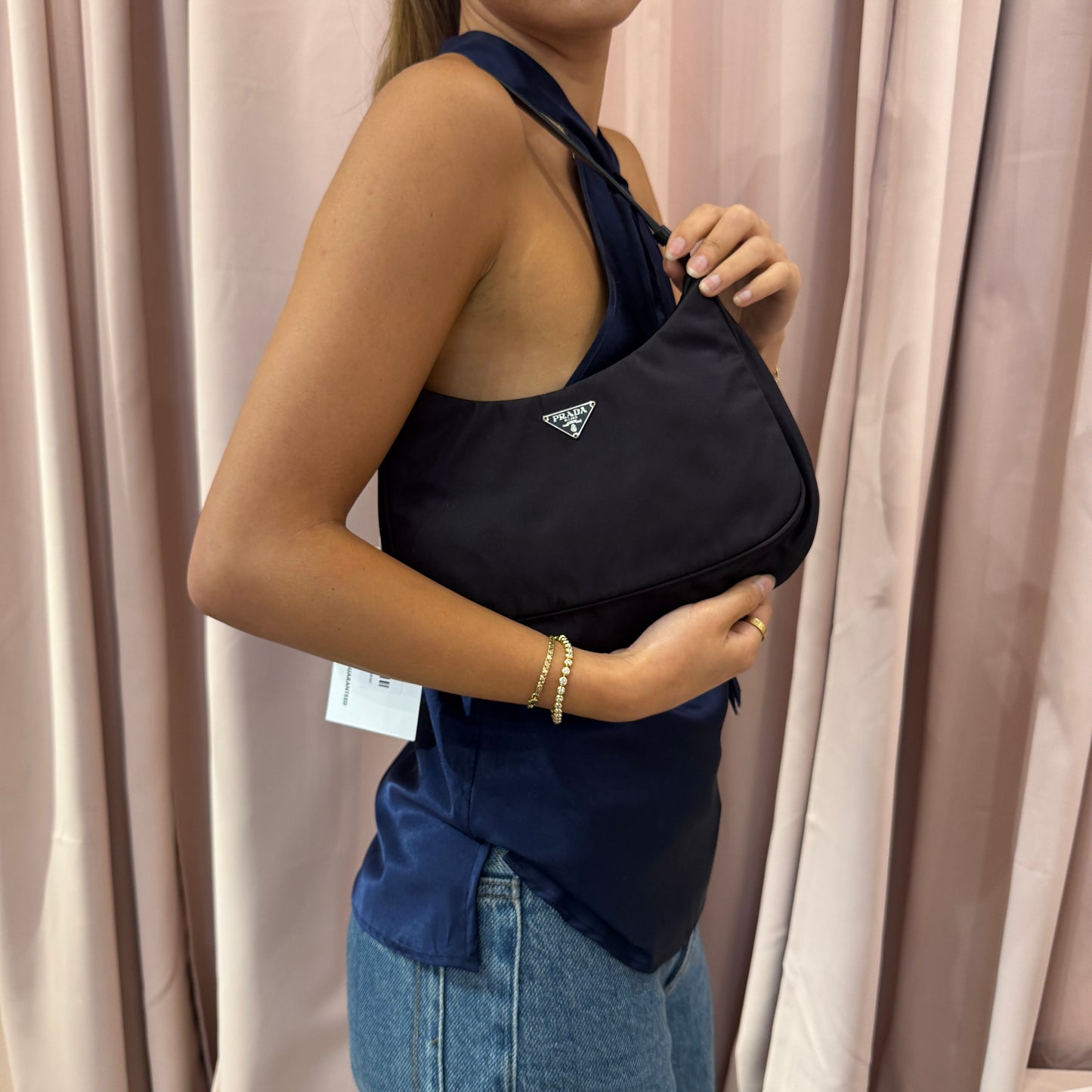 Prada Purple Nylon Small Shoulder Bag