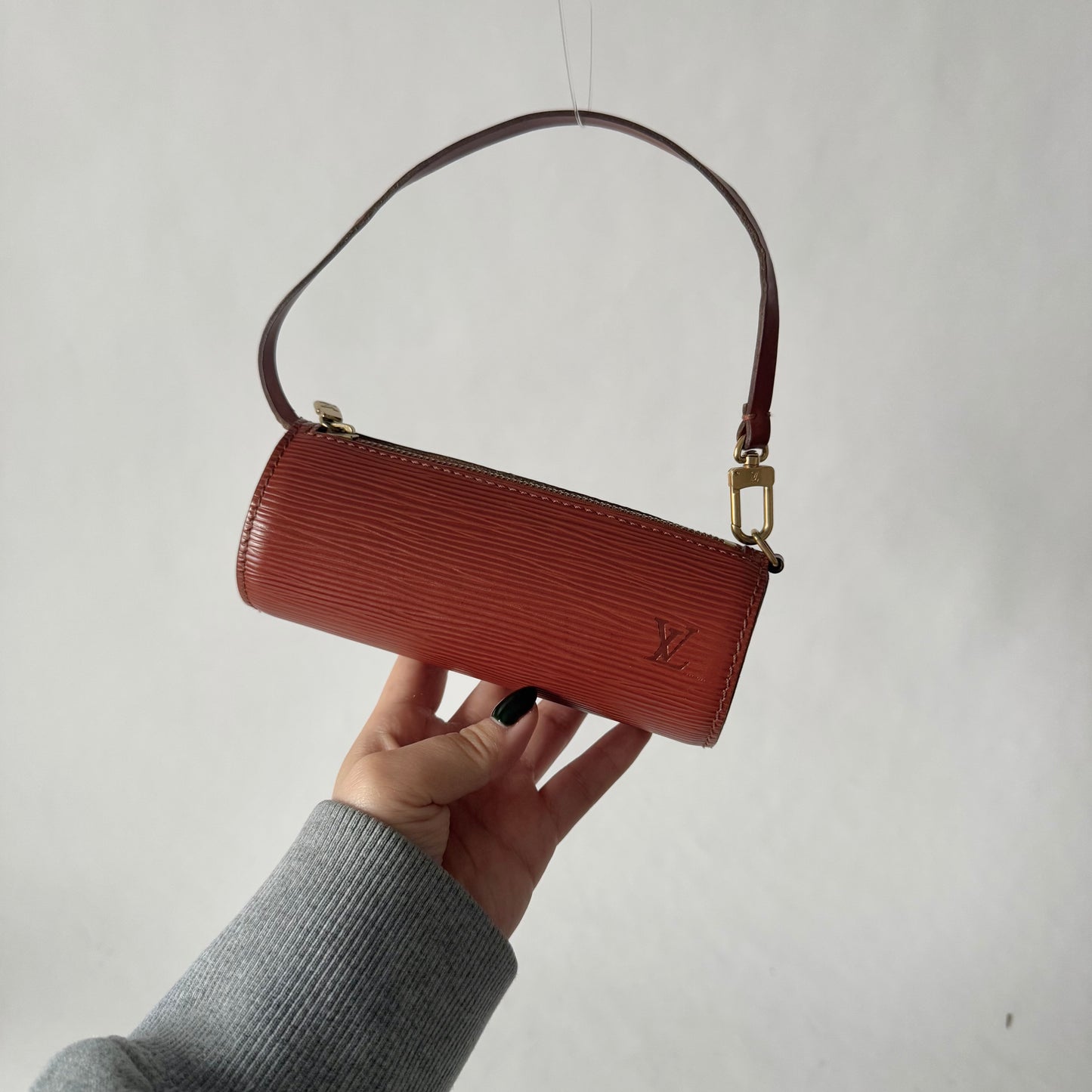 Louis Vuitton Brown Epi Leather Suffolt Mini Pochette