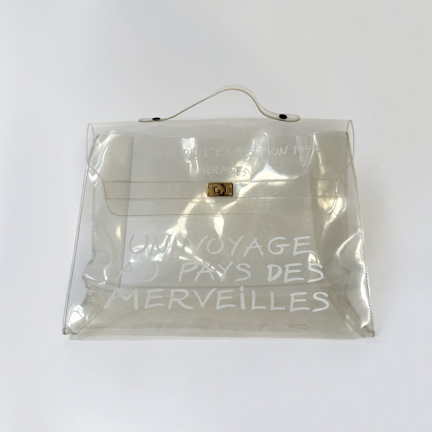 Hermes 1997 Limited Edition PVC Vinyl Kelly Bag