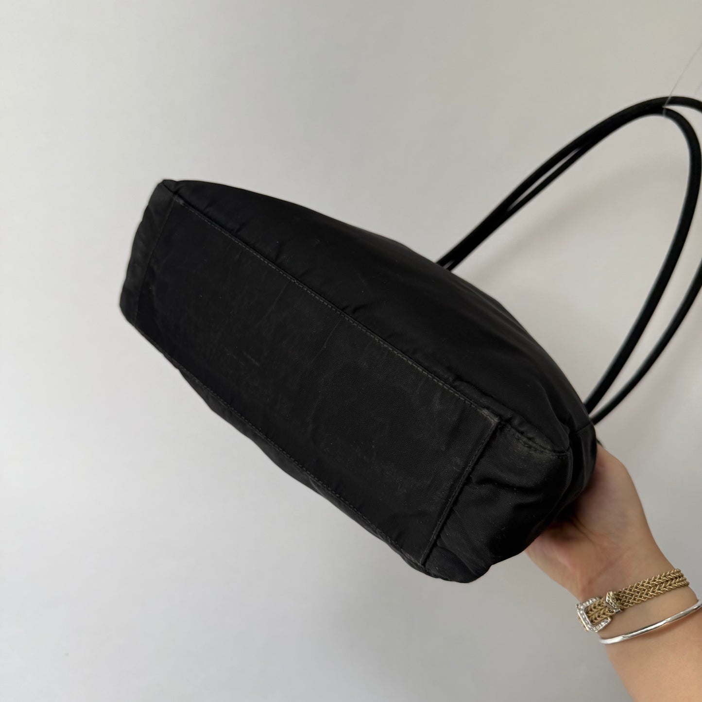 Prada Black Nylon Shoulder Bag