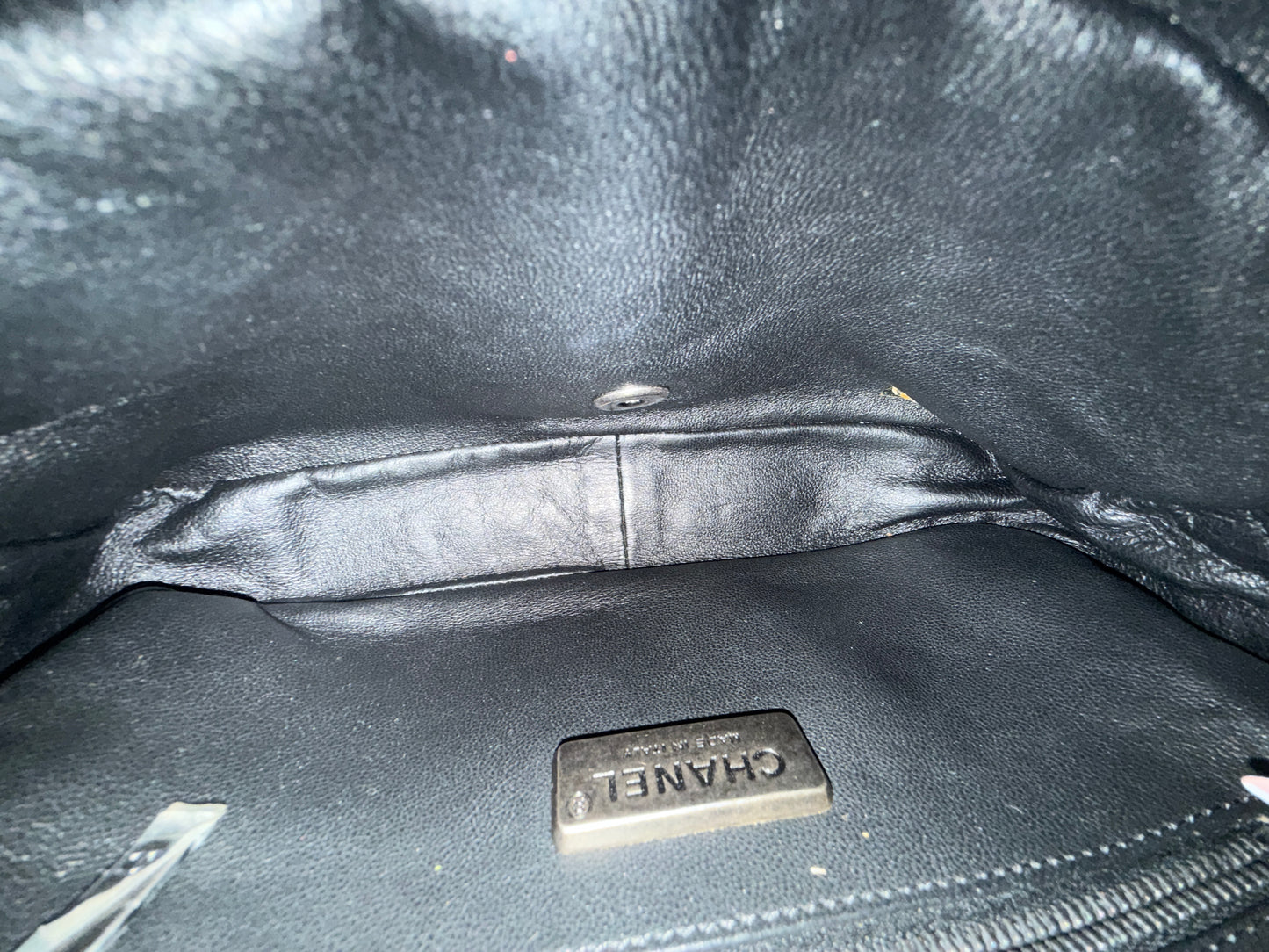 Chanel Beige Rabbit Fur Flap Chain Shoulder Bag
