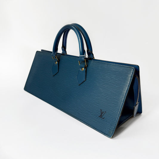 Louis Vuitton Toledo Blue Epi Sac Triangle Bag
