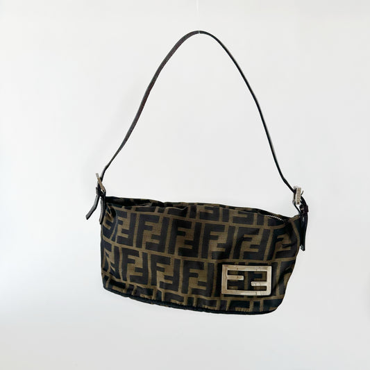 Fendi Zucca Monogram Small Shoulder Bag